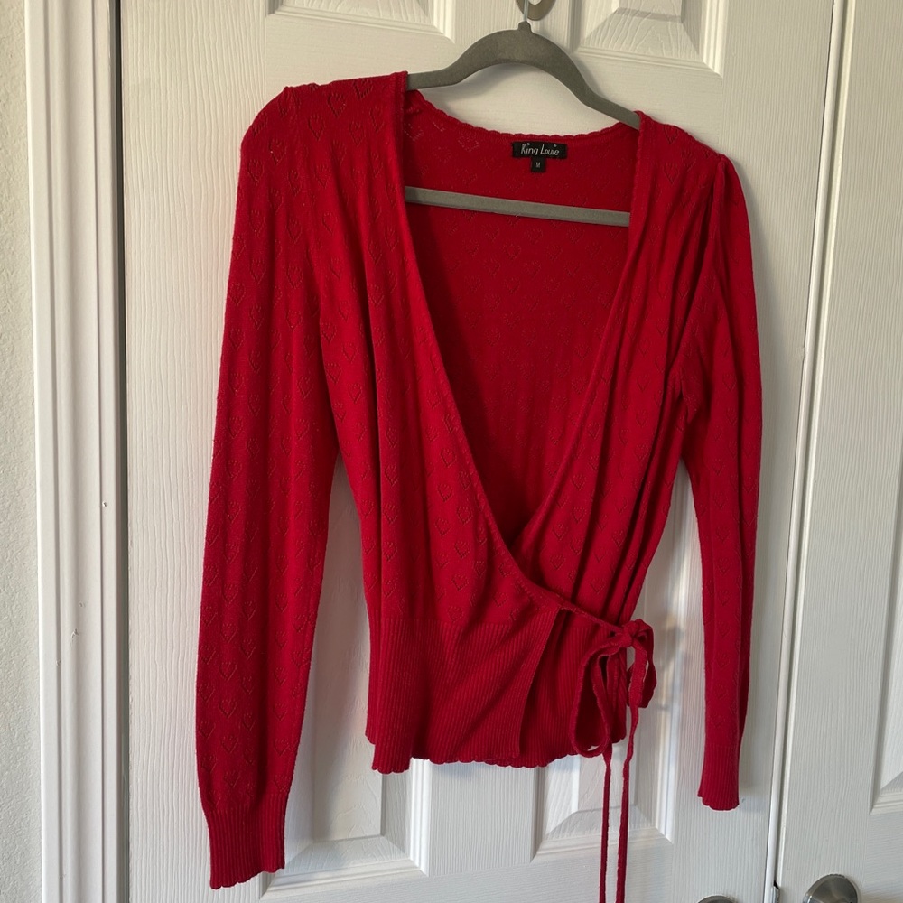 Vintage European Brand Wrap Around Sweater King Louie